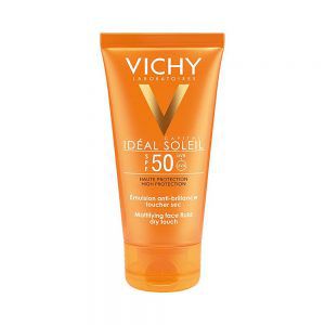 Kem Chống Nắng Không Gây Nhờn Rít Vichy Idéal Soleil Mattifying Face Fluid Dry Touch Spf 50 50Ml