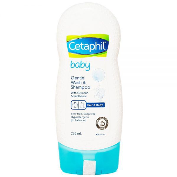 Sữa Tắm Gội Cetaphil Baby Gentle Wash & Shampoo 230Ml
