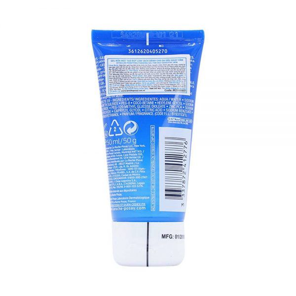 Gel Rửa Mặt Kiểm Soát Dầu La Roche-Posay Effaclar Foaming Gel Oily Sensitive Skin 50Ml