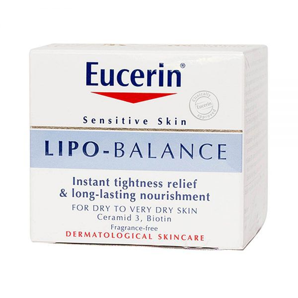 Kem Dưỡng Cho Da Khô Đến Rất Khô Eucerin Sensitive Skin Lipo - Balance 50Ml