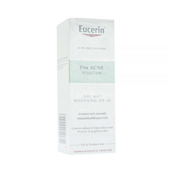 Kem Dưỡng Trắng Da Ban Ngày Eucerin Pro Acne Solution Day Mat Whitening Spf 30 50Ml