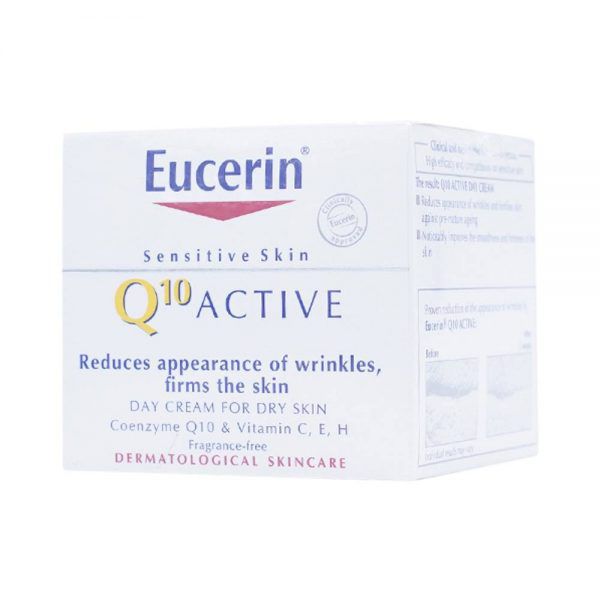 Kem Dưỡng Da Ban Ngày Ngăn Ngừa Lão Hoá Eucerin Q10 Active 50Ml