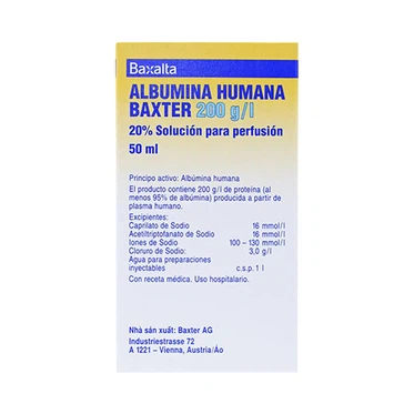00014926 Human Albumin Baxter 200gl 20 50ml 2147 5b0c Large E67ac442f0