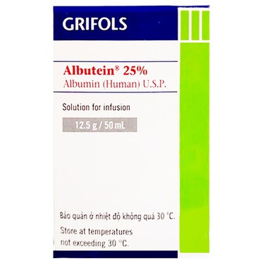 Thuốc Tiêm Albutein 25% Grifols Biologicals Inc điều Trị Sốc Giảm Thể ...