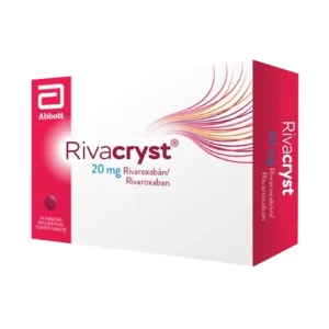 Rivacryst 20mg Rivaroxaban – Dự phòng đột quỵ, huyết khối tĩnh mạch